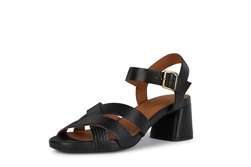 Geox Woman D GENZIANA MID SANDALS Black 39_EU von Geox