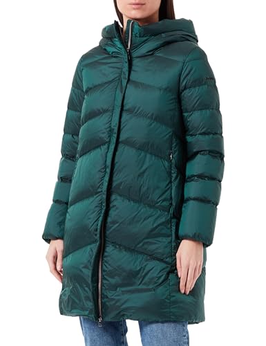Geox Woman W ADRYA DOWNJACKETS DK PINEGROOVE GREEN 40_IT von Geox