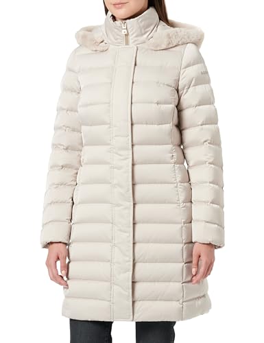 Geox Woman W BETTANIE DOWNJACKETS SILVER GRAY 44_IT von Geox