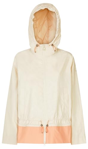 Geox Damen W Bulmya Parka Jacket, MOONBEAM/CAMEO ROSE, 48 EU von Geox