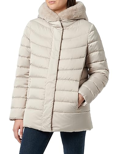 Geox Woman W CHLOO DOWNJACKETS SILVER GRAY 42_IT von Geox