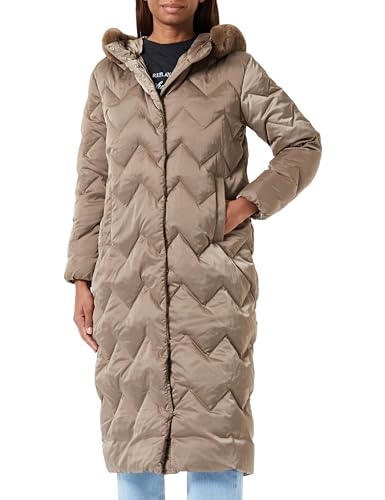 Geox Woman W CHLOO DOWNJACKETS WALNUT 40_IT von Geox