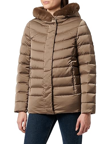 Geox Woman W CHLOO DOWNJACKETS WALNUT 48_IT von Geox