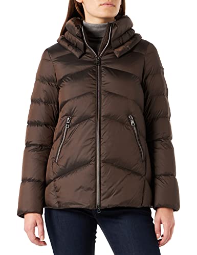 Geox Women's W ADRYA Down Coat, Dark Pinecone Brown, 42 von Geox