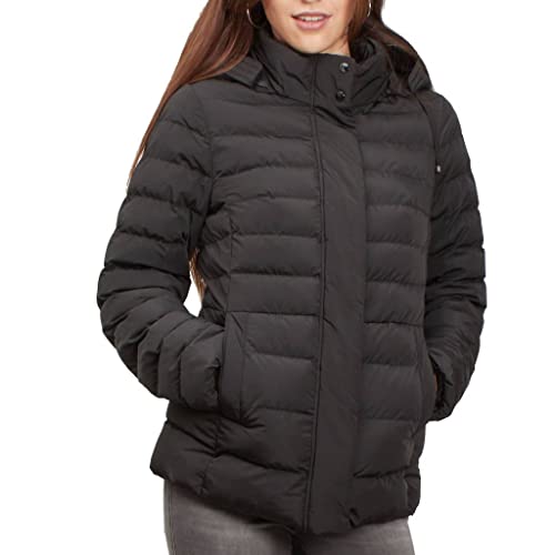 Geox Women's W Aneko Jacket, Black, 40 von Geox