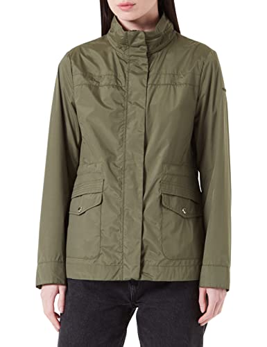 Geox Women's W DANDRA Jacket, Military Olive, 42 von Geox