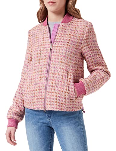 Geox Women's W KENCY Jacket, Violet Multicolor, 46 von Geox