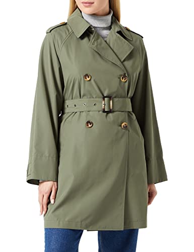 Geox Women's W Soleil Jacket, Military Olive, 46 von Geox