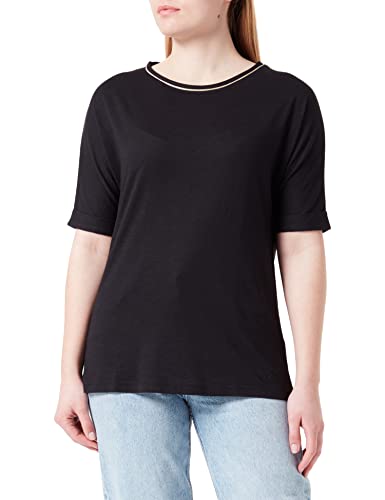 Geox Women's W T-Shirt, Black, XS von Geox