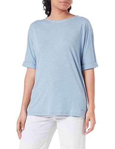 Geox Women's W T-Shirt, Dusty Blue, M von Geox