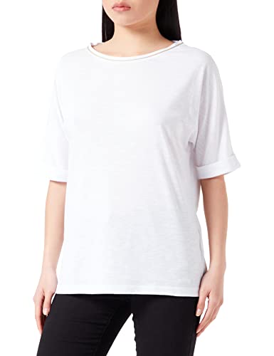 Geox Women's W T-Shirt, Optical White, M von Geox