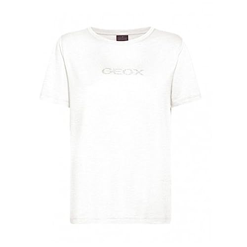 Geox Women's W T-Shirt, Optical White, S von Geox