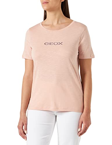 Geox Women's W T-Shirt, Peach Whip, XS von Geox