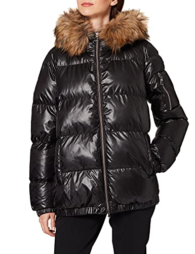 Geox Damen W Backsie Jacke, Schwarz, 40 DE (Herstellergröße: 46) von Geox