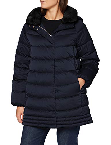 Geox Womens W CHLOO Parka, Blue Nights, 32 von Geox