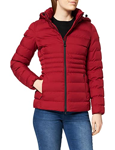 Geox Damen W Hiver W1428HT2887 Jacket, RED Dahlia, 38 von Geox