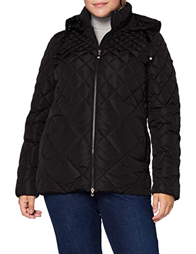 Geox Womens W KENLY Parka, Black, 36 (Herstellergröße:42) von Geox