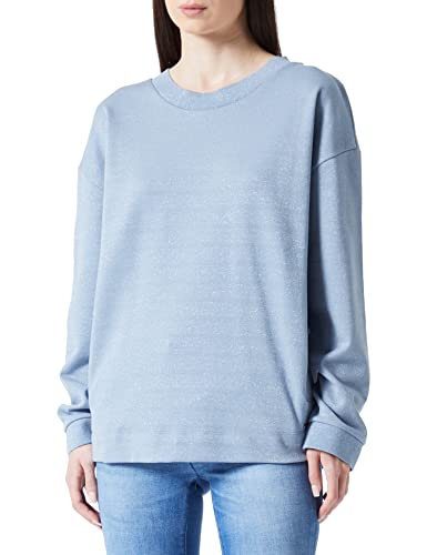 Geox Womens W Sweater, Dusty Blue Silver LU, Regular von Geox