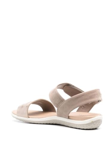 Geox - d vega ledersandal - 40 - sand von Geox