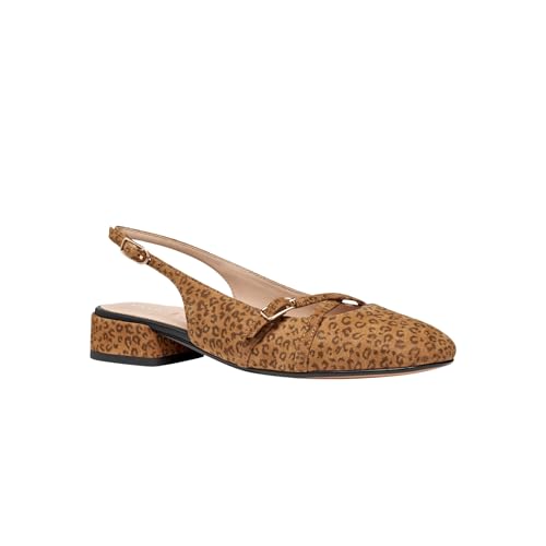 Gexo Dhyalma Damen Leoparden-Ballerinas - D561NC00007C5006, Tabak, 40 EU von Geox