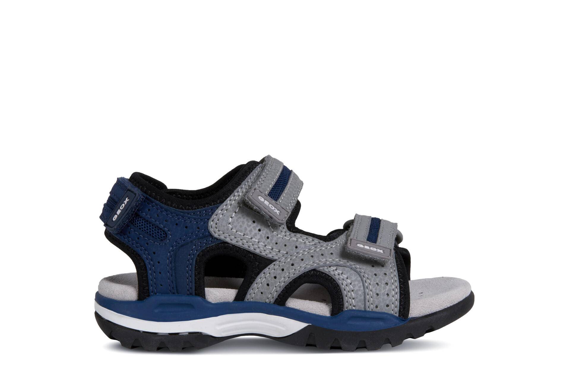 J BOREALIS B. D - PRINT.DBK GREY/BLUE - Gr. - 32 von Geox