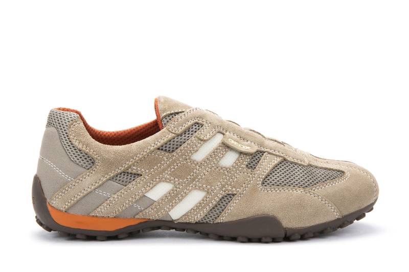U SNAKE L - SCAM. MESH BEIGE/DK ORANGE - Gr. - 43 von Geox