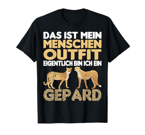 Gepard Leopard Raubkatze Kinder Kostüm Zoowärter T-Shirt Gepard Leopard Raubkatze Kinder Kostüm Zoowärter T-Shirt von Gepard Raubkatze Leopard Gepard Afrika