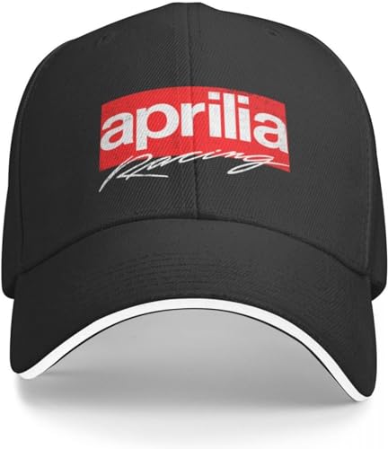 Baseballkappe Hip-Hop Sonnenhut Aprilia Racing Baseballkappe Visier Schaumstoff Partyhüte Damenhüte Herren-Geburtstagsgeschenk für Männer und Frauen von GerRit