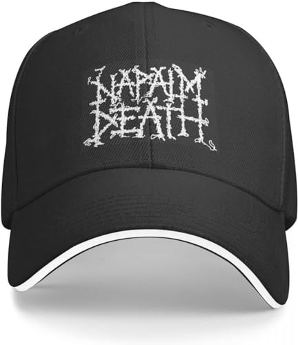 Baseballkappe Hip Hop Sonnenhut Napalm Death Baseballkappe Neuer Hut Hut Mann für die Sonne Hip Hop Herrenhut Damen Geburtstagsgeschenk für Männer Frauen von GeRRiT