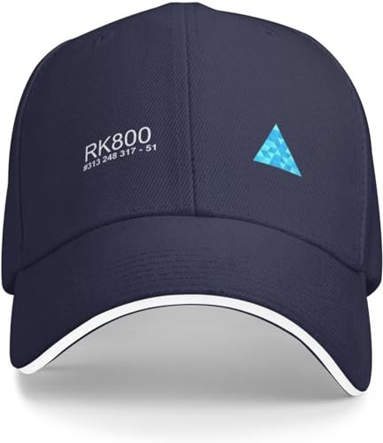 GeRRiT Baseballkappe Hip Hop Sonnenhut Connor Rk800 Detroit Become Human 13 Girls Trending S Hot Trend S Baseballkappe Strandhut Kinderhut Luxuriöses Geburtstagsgeschenk für Männer Frauen von GeRRiT