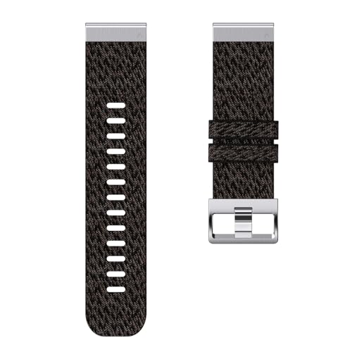 GerRit 22 x 26 mm Nylon-Armband, kompatibel mit Fenix5/5X/5XPlus/6/6X/6XPro/7/7X/3/3HR, einfach anzubringendes Uhrenarmband Tactix7, 22 mm, Achat von GerRit