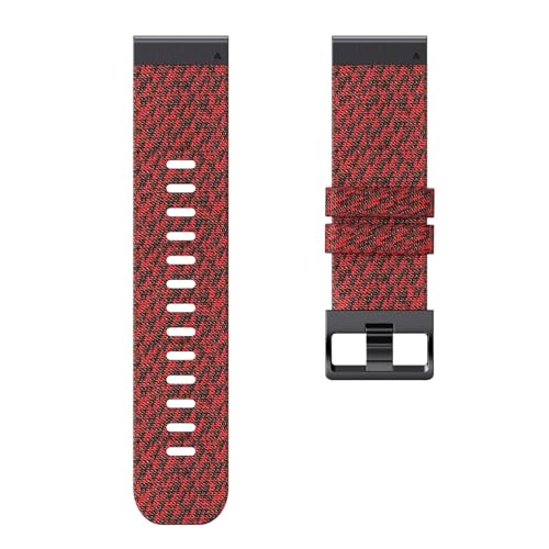 GerRit 22 x 26 mm Nylon-Armband, kompatibel mit Fenix5/5X/5XPlus/6/6X/6XPro/7/7X/3/3HR, einfach anzubringendes Uhrenarmband Tactix7, 22 mm, Achat von GerRit