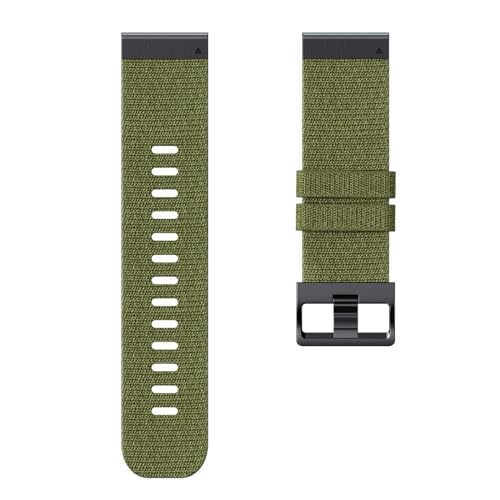 GerRit 22 x 26 mm Nylon-Armband, kompatibel mit Fenix5/5X/5XPlus/6/6X/6XPro/7/7X/3/3HR, einfach anzubringendes Uhrenarmband Tactix7, 26mm Fenix6X 6XPro, Achat von GerRit