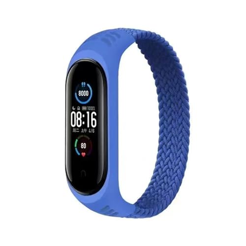 GerRit Armband kompatibel mit Mi Band 6, 5, 4, 3, geflochtenes Nylon, mehrfarbig, Sportarmband, Mi Band 6, kompatibel mit Damen Mi Band 5, Armband für Herren, L 170MM_FOR MI BAND 3, Achat von GerRit