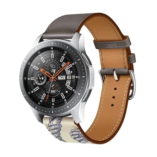 Lederarmband, 20 mm, 22 mm, kompatibel mit Samsung Galaxy Watch 6/6 Classic 5Pro Active 2/3/46 mm Armband, 22mm watchband, Achat von GerRit