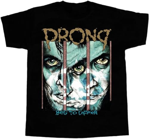 Prong Beg to Differ'90 Short T-Shirt Black Size XXL von GeRRiT