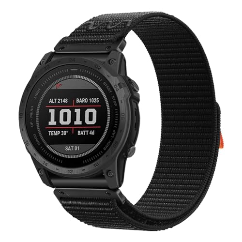 QuickFit 22 26 mm Armband, kompatibel mit Garmin Fenix 7X 7Pro Solar 6X 6 Pro 5 5X Plus MARQ EPIX Gen 2 MK2i MK2 Nylon Smart Watchband, 22mm Garmin instinct, Achat von GerRit