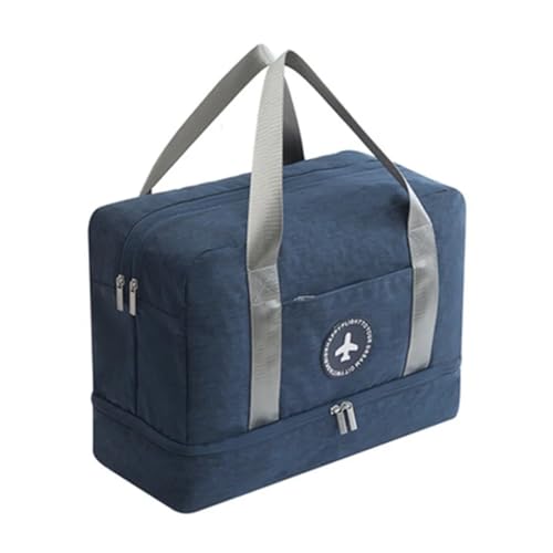 Reise-Organizer-Tasche, Gepäcktasche, für Schule, Herren, Damen, Reisen, Handgepäck, Trocken- und Nass-Trennung, Aufbewahrungstasche, navy, Einheitsgröße von GerRit