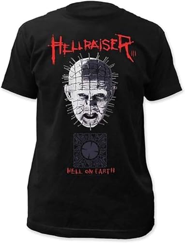 Summer Hellraiser Pinhead Hell On Earth Movie T-Shirt Mens Unisex Black Tees Size 3XL von GeRRiT