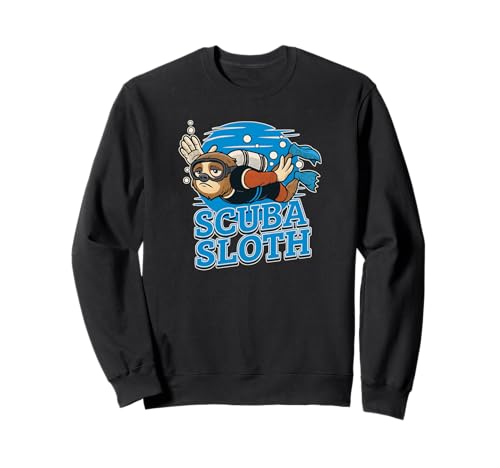 Kinder-Taucher Tauchen Tauchsport Faultier-Taucher Sweatshirt Kinder-Taucher Tauchen Tauchsport Faultier-Taucher Sweatshirt von Gerätetauchen Taucher Zubehör Geschenke Shirts