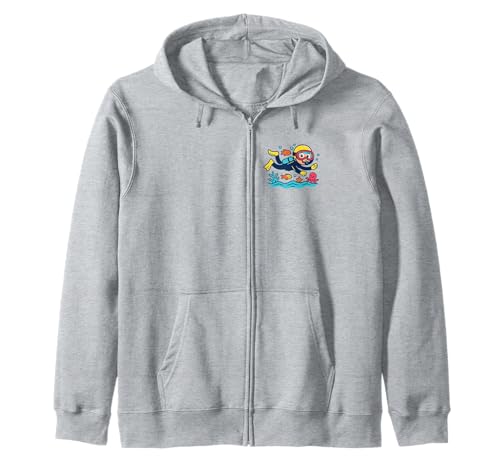 Kinder-Taucher Tauchen Tauchsport Wassersport Taucher Kapuzenjacke Kinder-Taucher Tauchen Tauchsport Wassersport Taucher Kapuzenjacke von Gerätetauchen Taucher Zubehör Geschenke Shirts