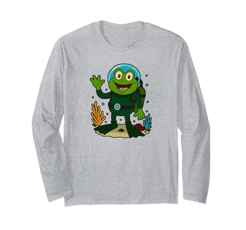 Kinder-Taucher Tauchen Tauchsport Wassersport Taucher Langarmshirt Kinder-Taucher Tauchen Tauchsport Wassersport Taucher Langarmshirt von Gerätetauchen Taucher Zubehör Geschenke Shirts
