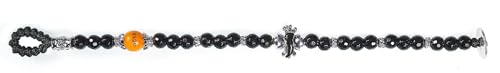 Gerba Armband aus Onyx, mit Knochen und 925er Silber Gerba Armband aus Onyx, mit Knochen und 925er Silber von Gerba