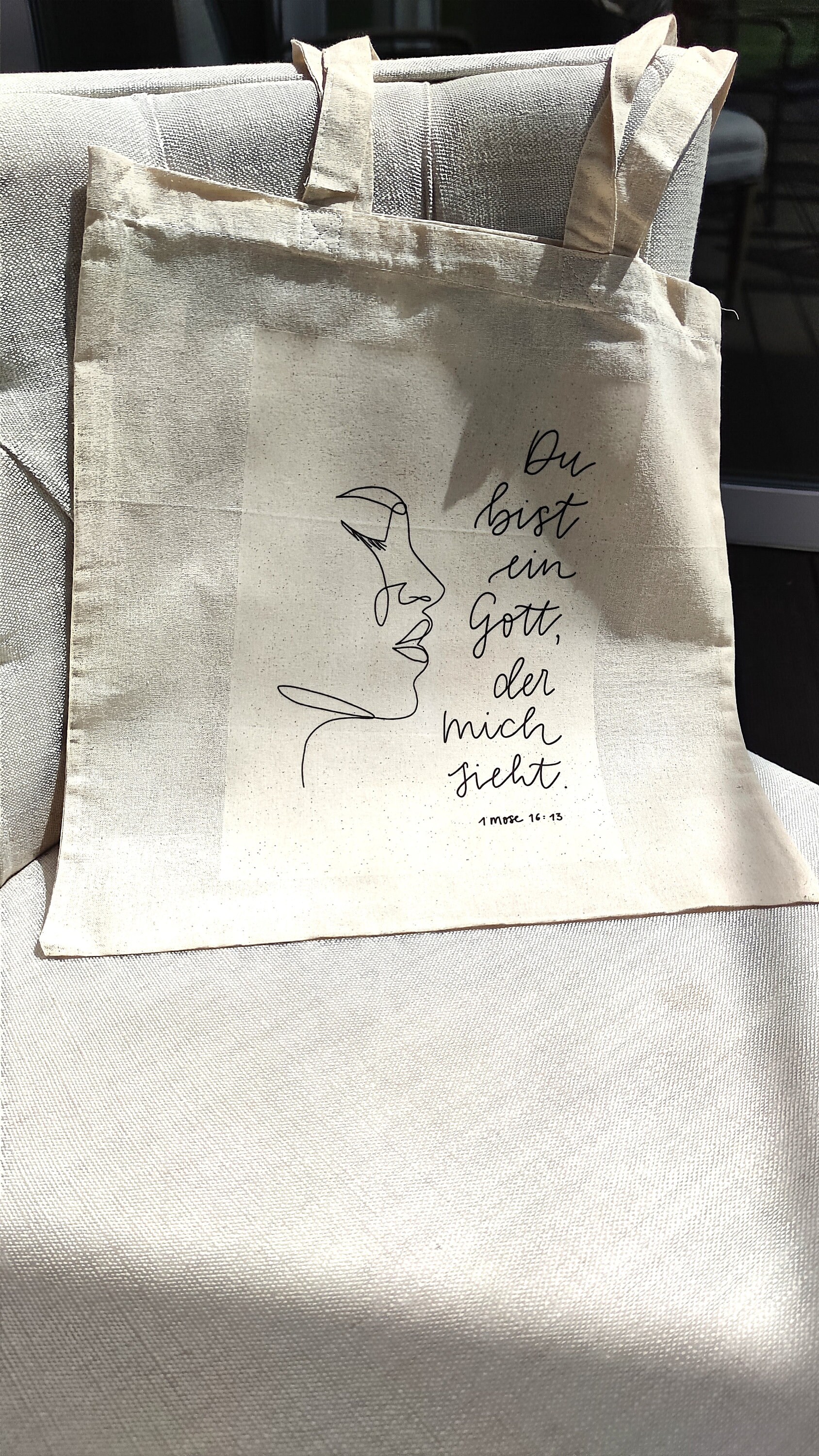 Jahreslosung 2023 - Christliche Tasche Christian Totebag Jahreslosung 2023 - Christliche Tasche Christian Totebag von Gerechtgeliebt