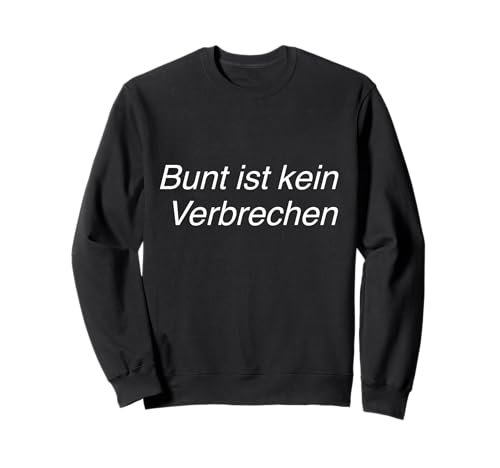 Bunt ist kein Verbrechen - Rassismus Inklusion Kinder Sweatshirt von Gerechtigkeit LGBT LGBTQ Gleichberechtigung Junge