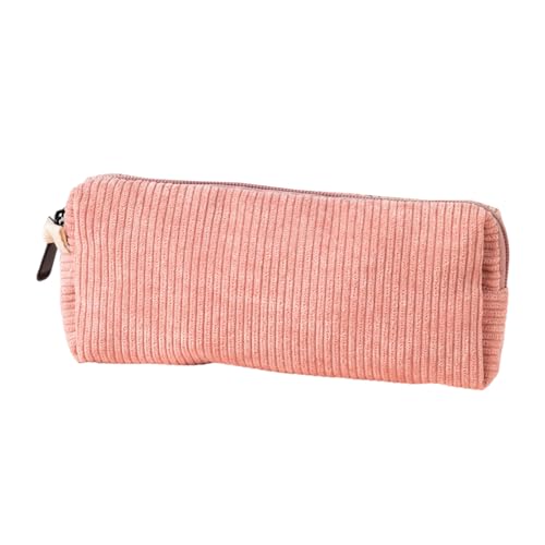 Gereiny Bleistifttasche mit großer Kapazität, Bleistifttaschen aus Cord, Stifteetui, Schreibwarentasche, Make-up-Aufbewahrungstasche, Kosmetiktasche Gereiny Bleistifttasche mit großer Kapazität, Bleistifttaschen aus Cord, Stifteetui, Schreibwarentasche, Make-up-Aufbewahrungstasche, Kosmetiktasche von Gereiny
