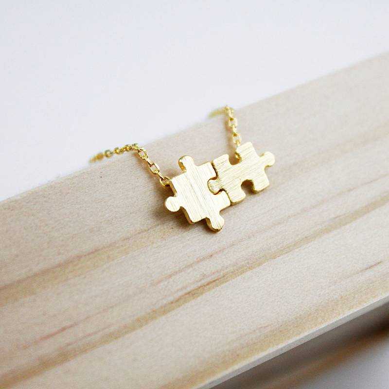 Puzzleteil-Halskette - Paar- Oder Bester Freundschmuck Passender Bff Anhänger Puzzleteil-Halskette - Paar- Oder Bester Freundschmuck Passender Bff Anhänger von Gerizim