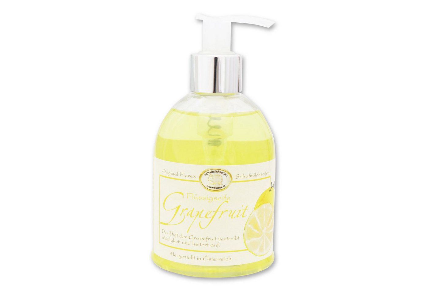 Gerlinde Hofer _ Florex GmbH Flüssigseife Grapefruit, mit Spender Bio Schafmilch 250 ml von Gerlinde Hofer _ Florex GmbH