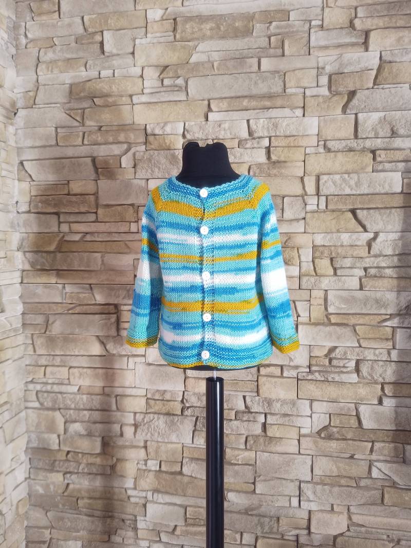 Gestrickte Jacke Und Mütze; Set Für Kinder von GerlindesStrickhobby