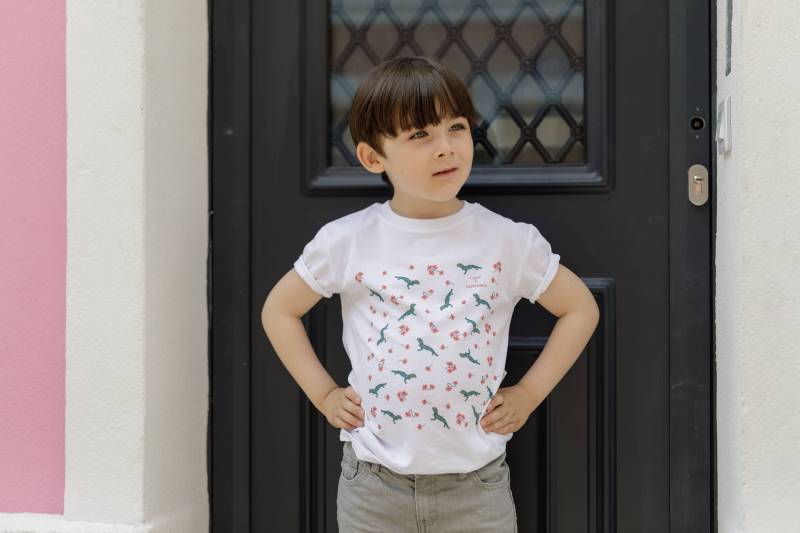 T-Shirt Gecko Bio-Baumwolle Kind von GermainesParis